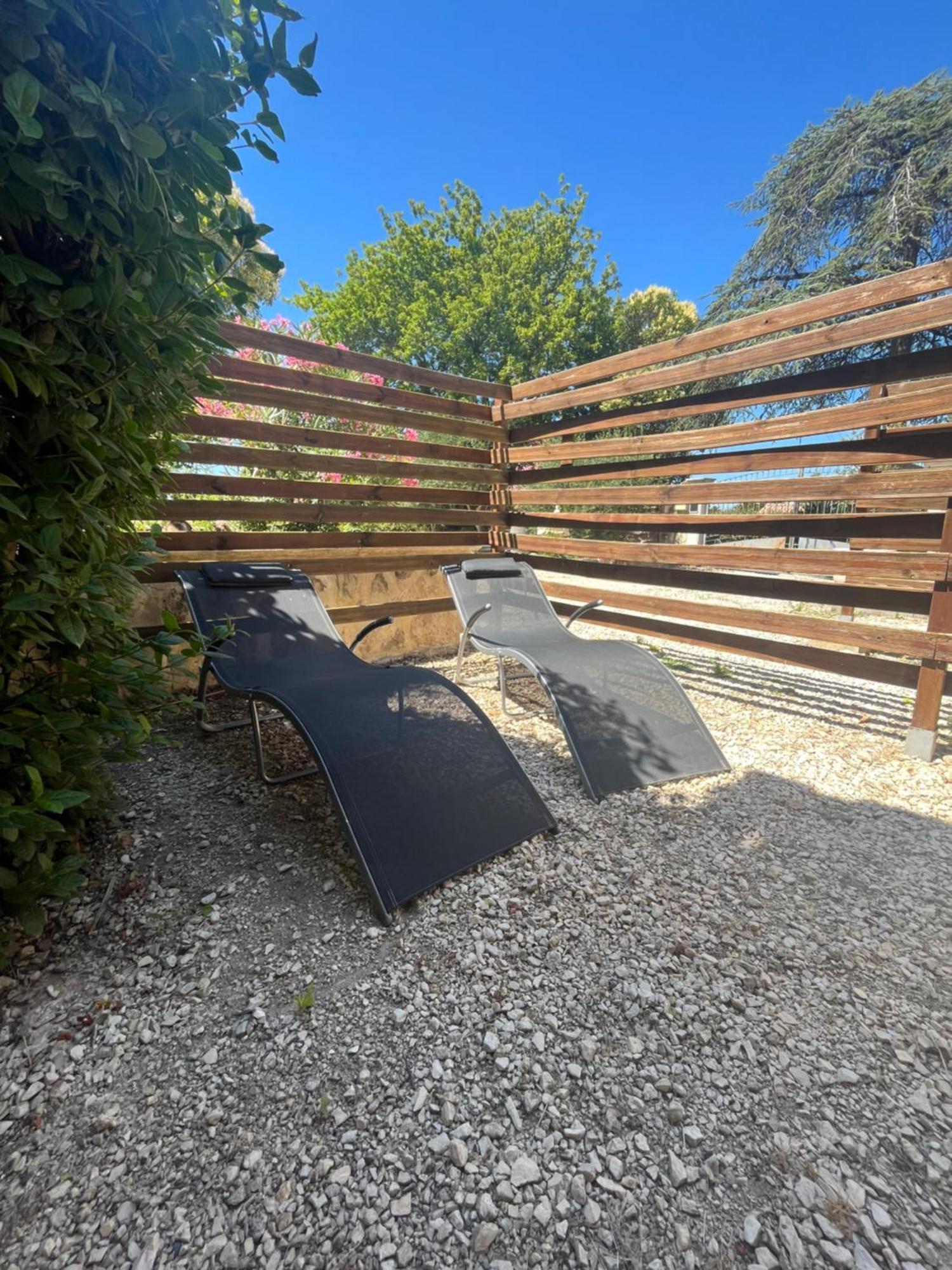 Studio Menthe-Clim-Terrain De Petanque-Piscine Collective Saint-Paul-Trois-Chateaux Bagian luar foto